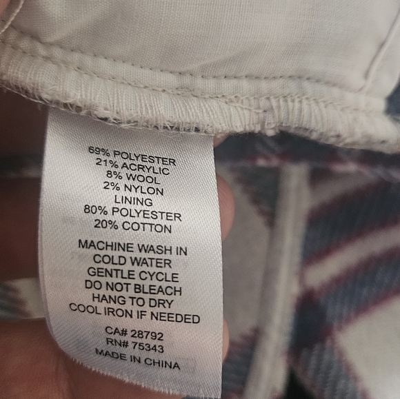 Joie Plaid Shacket Sz Small EUC - Picture 8 of 8